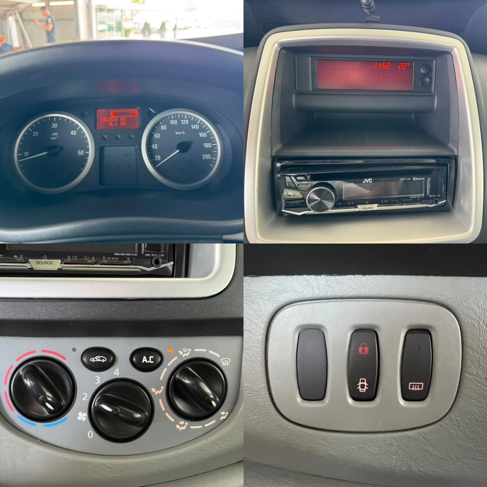 Opel Vivaro 2.0CDTI* 115ps* 9места* 6ск* КЛИМАТИК* ПАРКТРОНИК, снимка 15 - Бусове и автобуси - 55443514