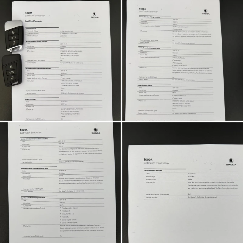 Skoda Superb 2.0TDI* 190к.с* СЕРВИЗНА КНИЖКА С ПЪЛНА ИСТОРИЯ , снимка 17 - Автомобили и джипове - 49815368