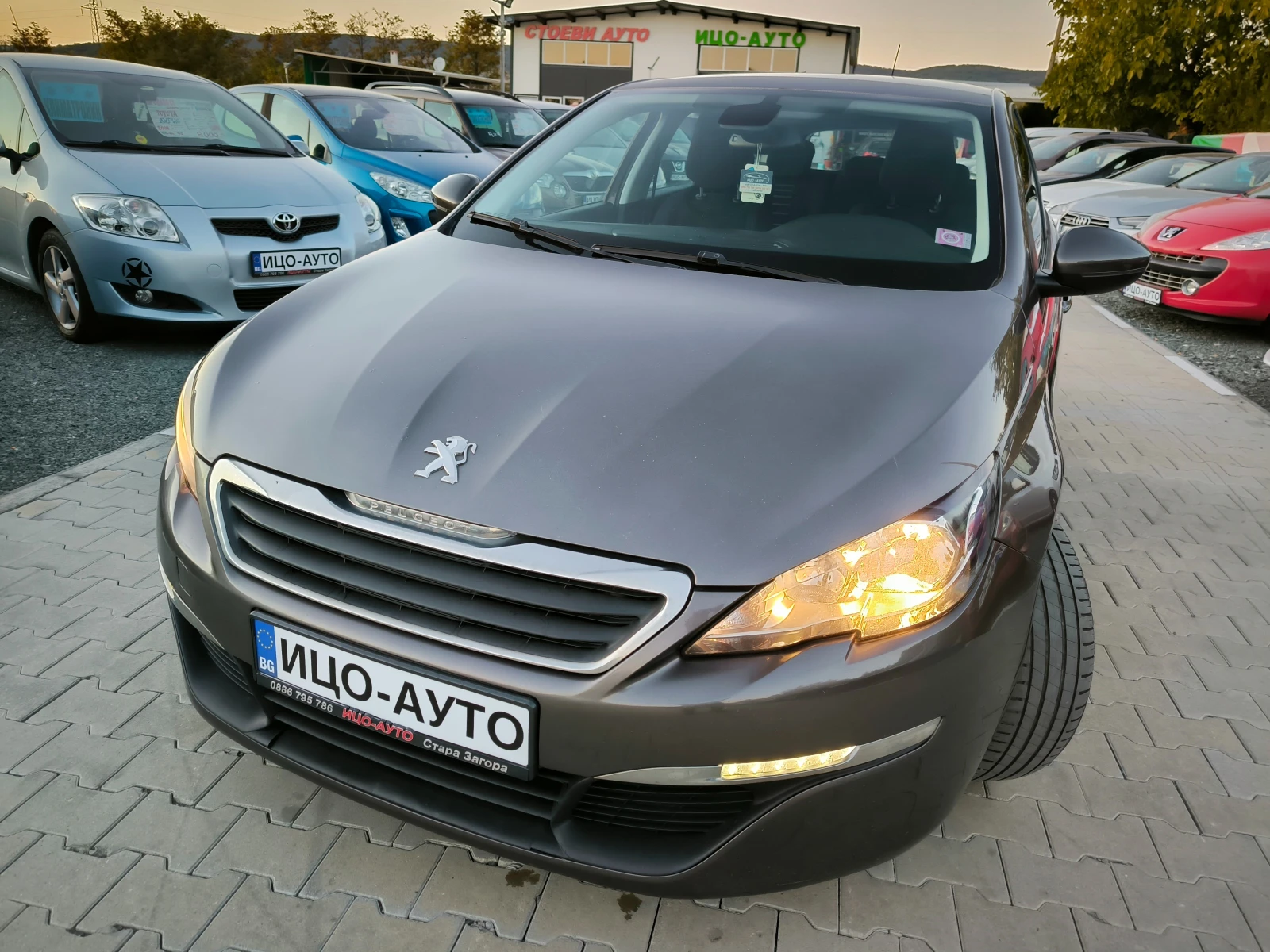 Peugeot 308 1, 6HDI-116k.c.6 СКОР.НАВИ, LЕD, ФЕЙС, EBPO 5B-5%! - [1] 