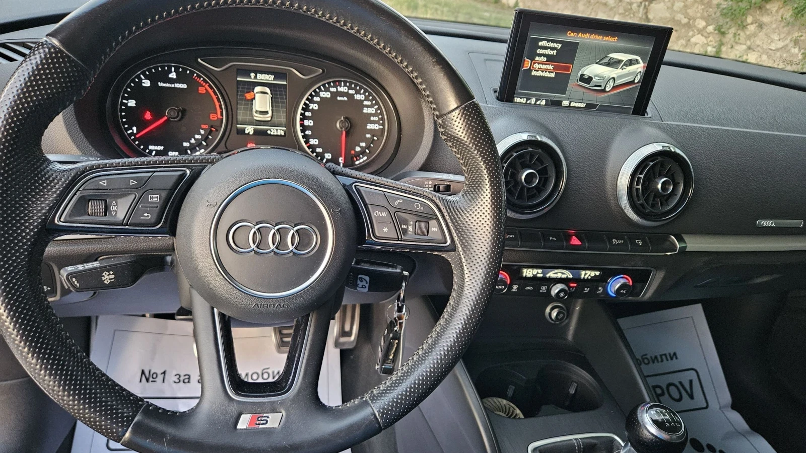 Audi A3 1.6 TDI...S-LINE..FACE , снимка 13 - Автомобили и джипове - 54896810