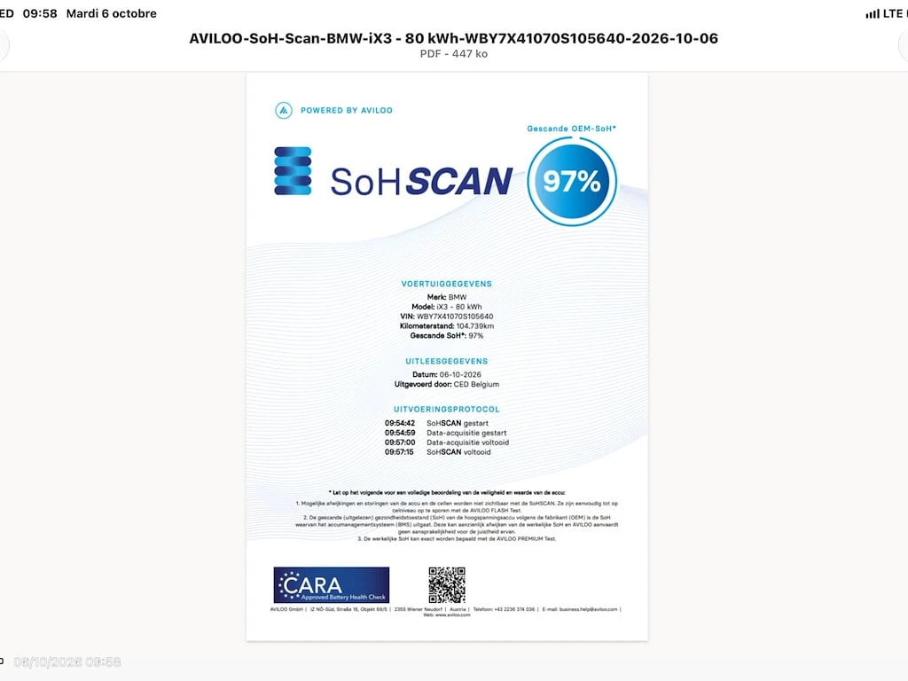 BMW iX3 80kWh Leather LED Navi 97% SoH | Mobile.bg � ����������� 13