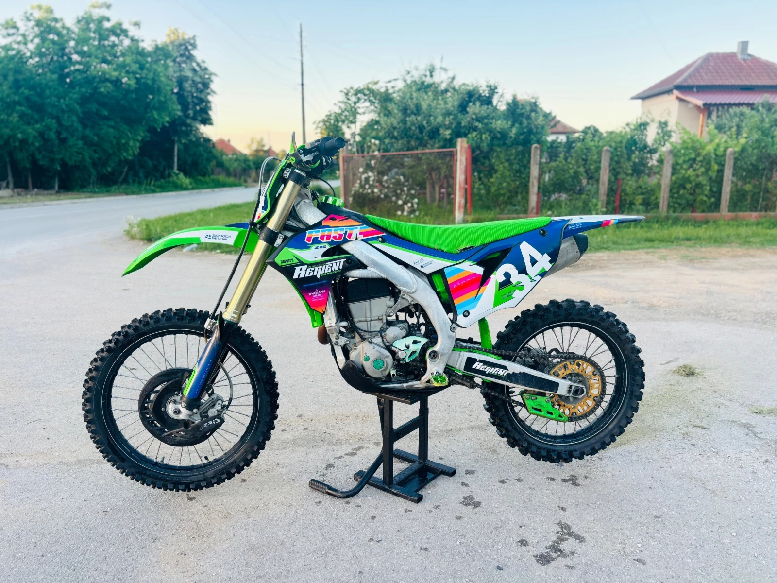 Kawasaki Kx KX450F 2021 Година , снимка 3 - Мотоциклети и мототехника - 54704311