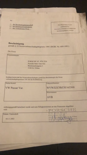 VW Passat Variant 1.9 TDI aus ?sterreich - 3650 лв. - 46761232 7