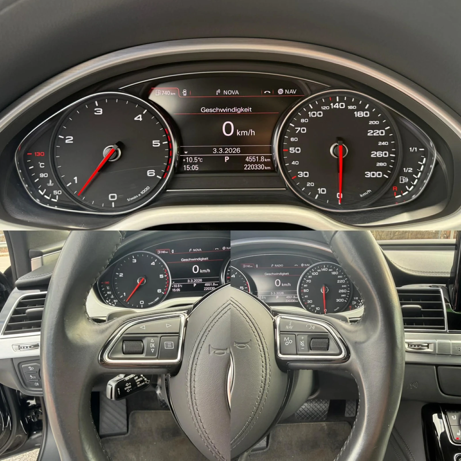 Audi A8 4.2tdi+ ШВЕЙЦАРИЯ+ Full Led КАТО НОВА, снимка 11 - Автомобили и джипове - 53404377