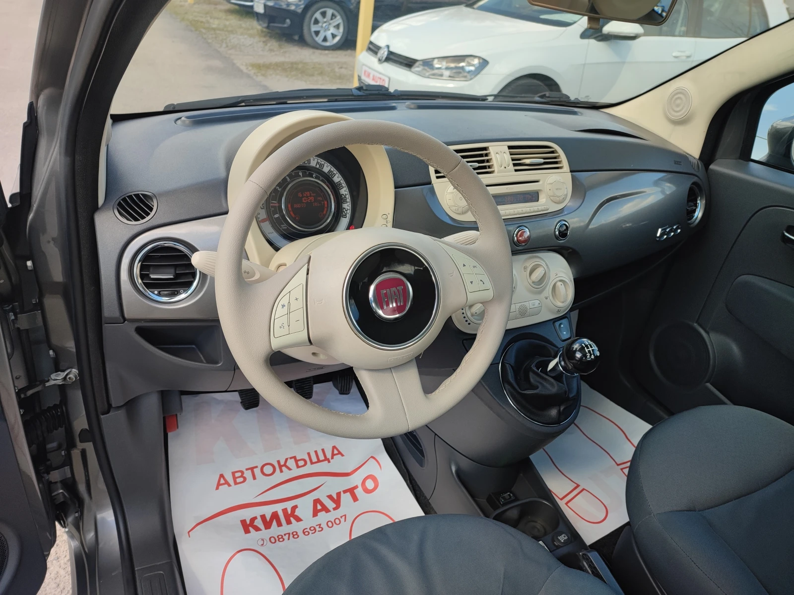 Fiat 500 1.3-70ks-ГАЗ-ПАНОРАМА, снимка 12 - Автомобили и джипове - 54145608