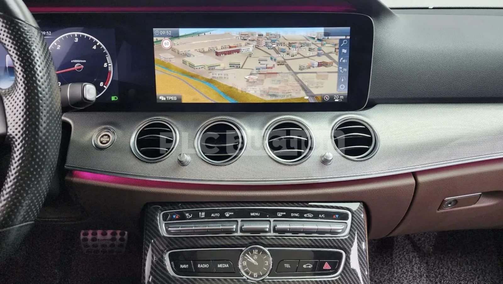 Mercedes-Benz E 350 BURMESTER* ОБДУХ* , снимка 9 - Автомобили и джипове - 54456485