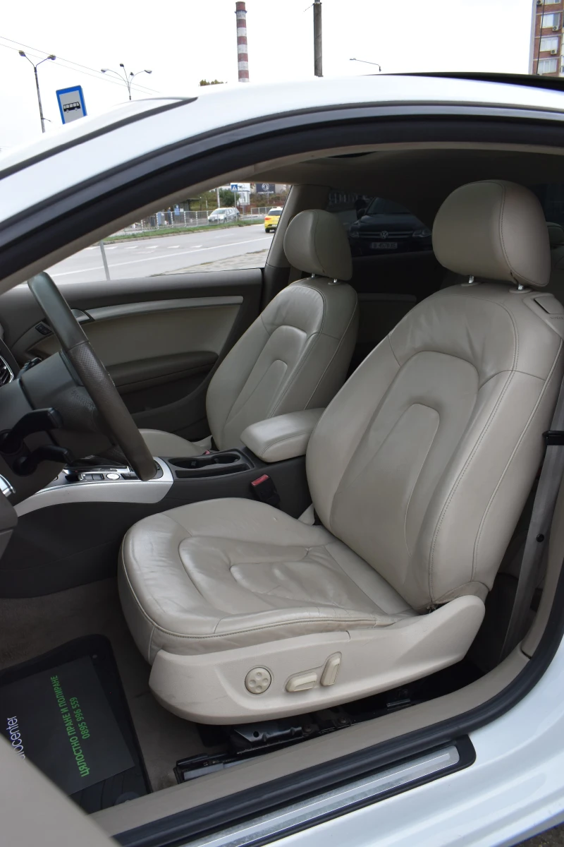 Audi A5 2.0T* COUPE* WHITE-PEARL, снимка 11 - Автомобили и джипове - 52374643