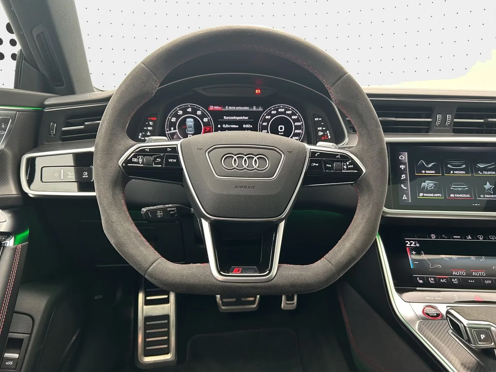 Audi Rs7 600HP/MATRIX/360/HUD/PANO/SOFT/B&O/394z, снимка 7 - Автомобили и джипове - 54422789