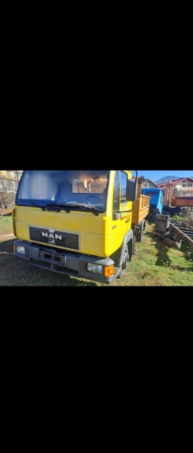 Man 8.163 Самосвал с кран 