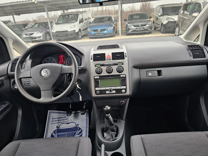 VW Touran 1.9 TDI КЛИМАТРОНИК 105 кс , снимка 11 - Автомобили и джипове - 49113217