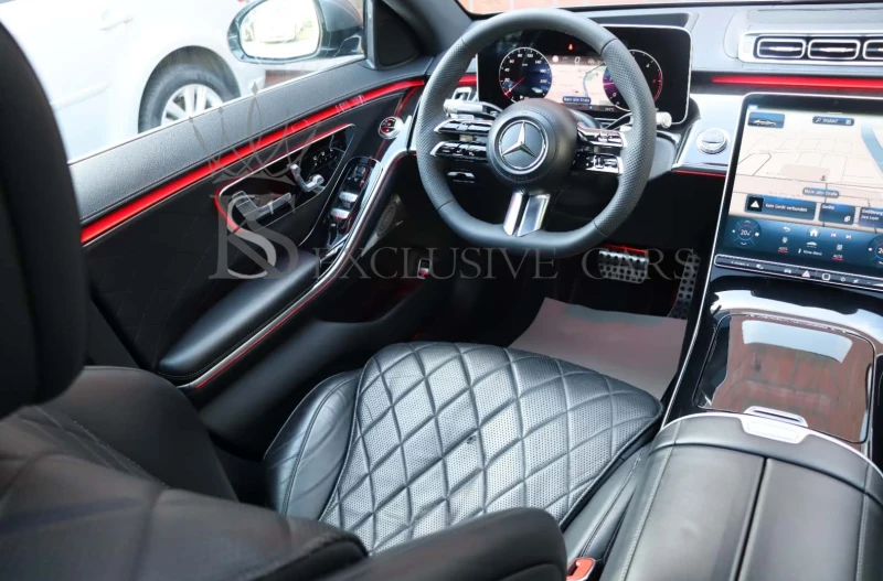 Mercedes-Benz S 400 D* 4M* AMG* LONG* BURMESTER* PANO* 360* HUD* , снимка 8 - Автомобили и джипове - 52035777
