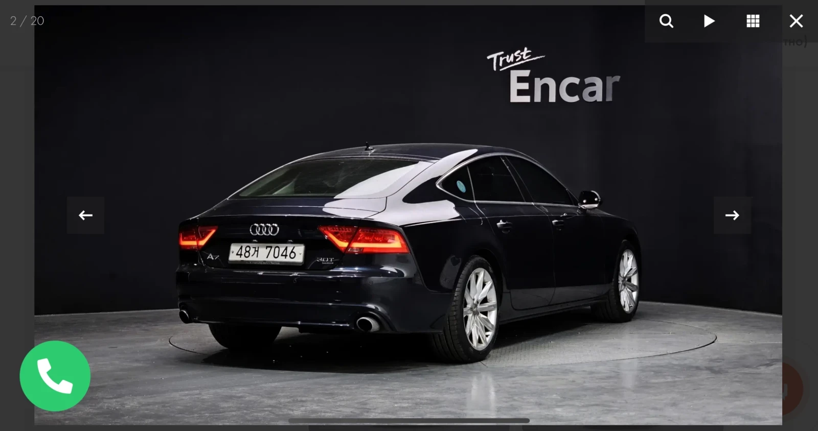 Audi A7 Distronic * 4 ZONE AC * HEADS UP , снимка 2 - Автомобили и джипове - 54422738