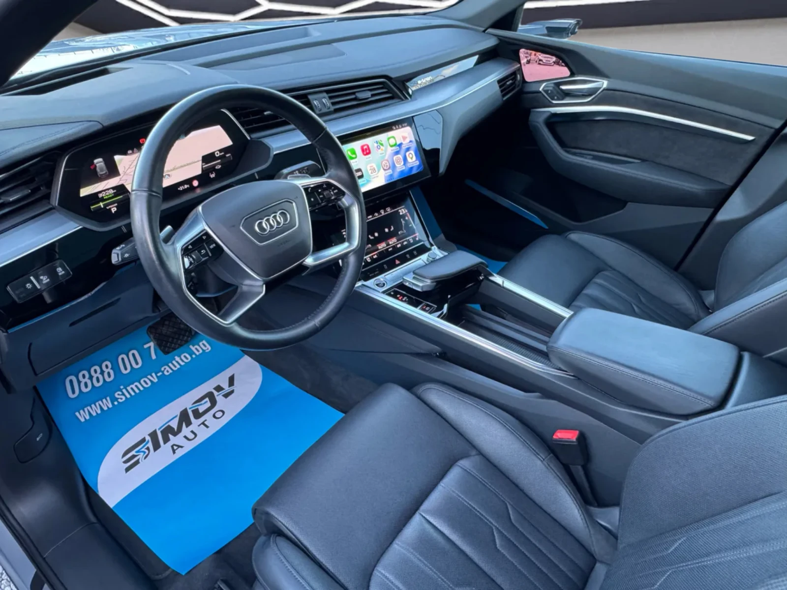 Audi E-Tron 55 SPORTBACK S-LINE HEAD-UP ВАКУУМ ПАНОРАМА ОБДУХВ, снимка 6 - Автомобили и джипове - 56259857