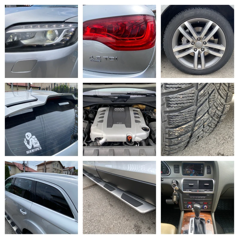 Audi Q7 4.2TDI-FACELIFT-NAVI-LED-КОЖА-PANORAMA-4X4-7местен - 18999 лв. - 44008283 16