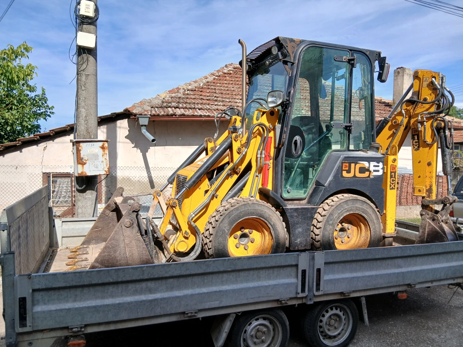 Багер JCB 1CX, снимка 3 - Индустриална техника - 56090341