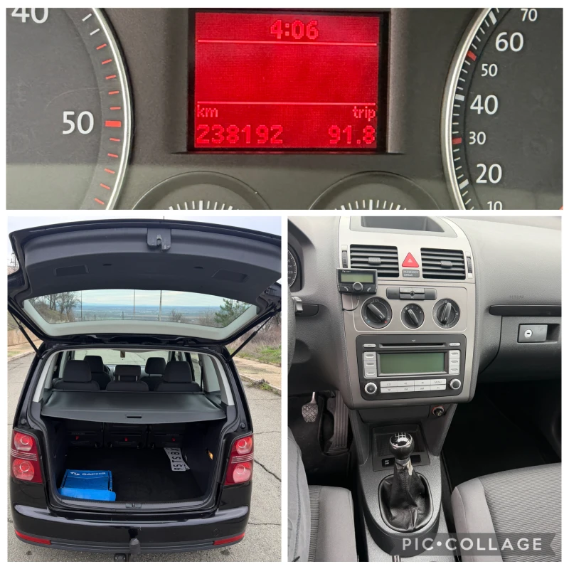 VW Touran 1.9. 105 кс 6-скорости, снимка 15 - Автомобили и джипове - 53501355