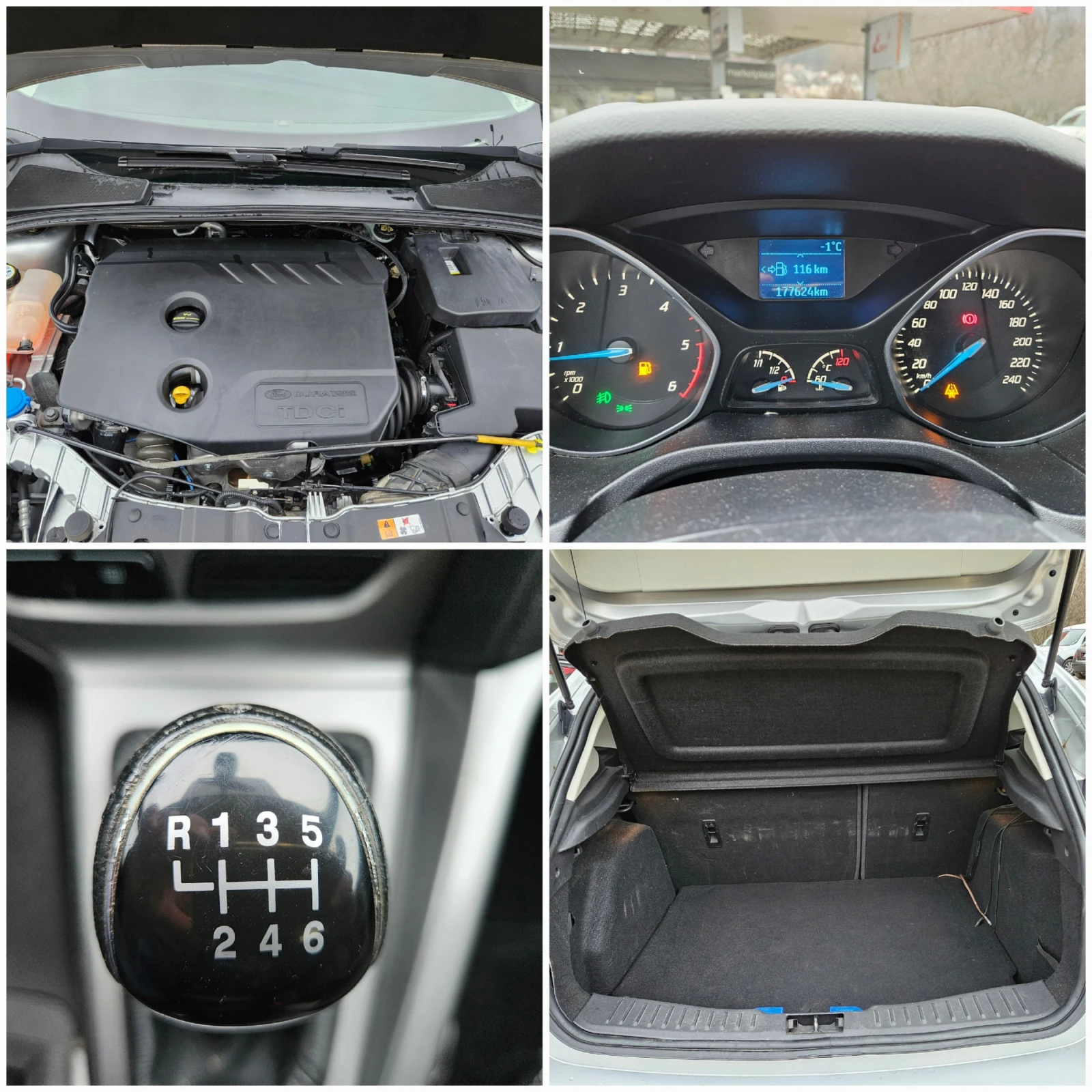 Ford Focus 1.6 Hdi Klimatron/2014g | Mobile.bg   16