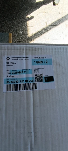 Джанти за VW Passat, снимка 7 - Гуми и джанти - 53189488