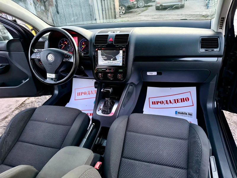 VW Golf 2.0TDi 170HP AVTOMAT NAVI GTD KLIMA 2008G, снимка 14 - Автомобили и джипове - 52441828