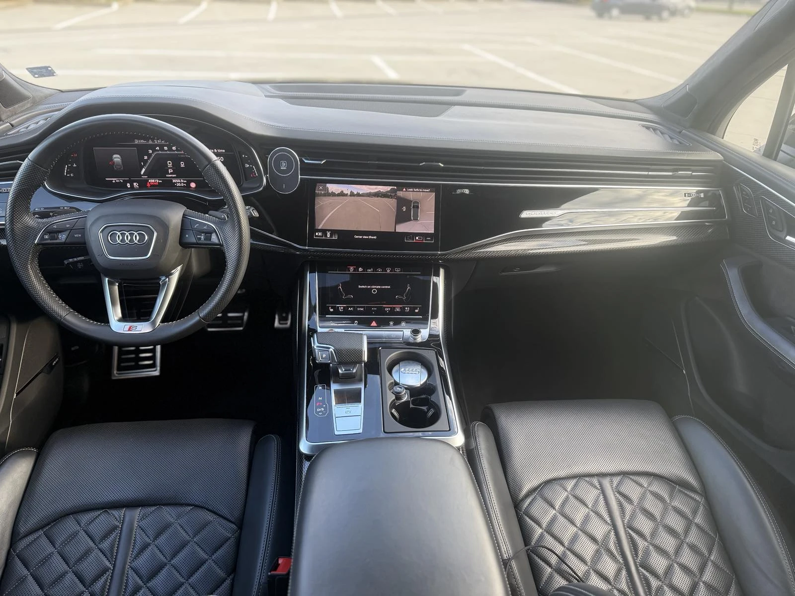 Audi SQ7  BLASK OPTIC 360* Massage Вакуум Лизин, снимка 6 - Автомобили и джипове - 53897730