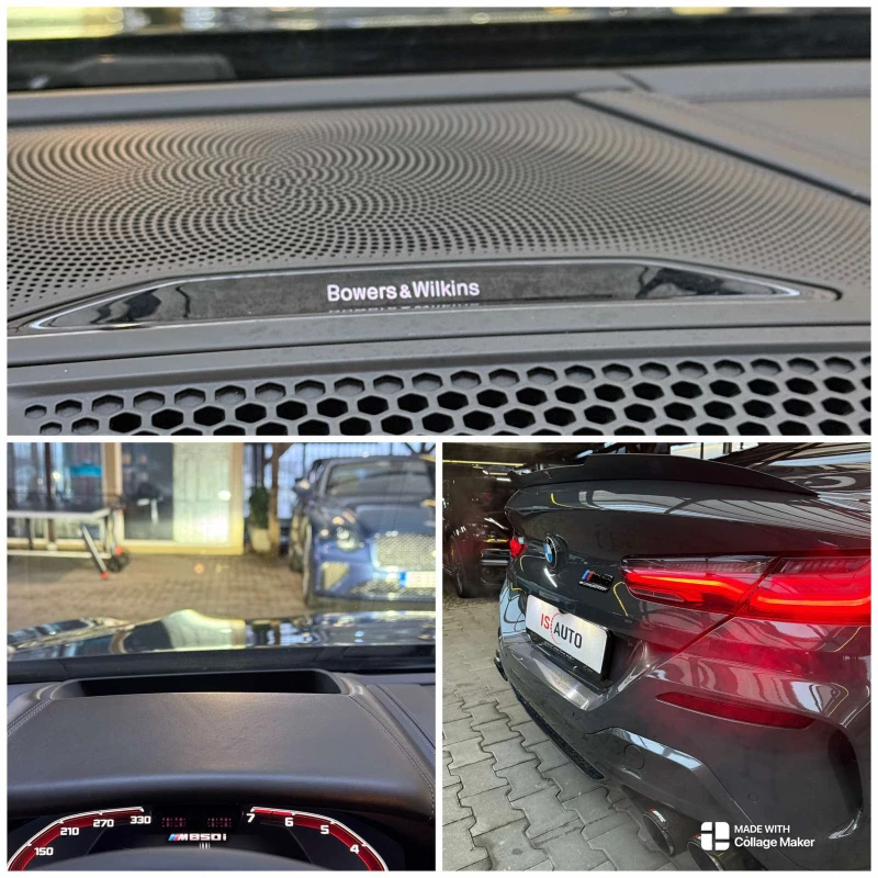 BMW 850 M850I/Akrapovic/Bower/Laser/360/F1/HuD, снимка 10 - Автомобили и джипове - 48178288