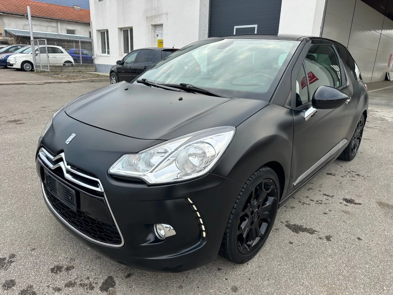 Citroen DS3 1.4i Just Black Design GPL Navigation Италия, снимка 3 - Автомобили и джипове - 48667694