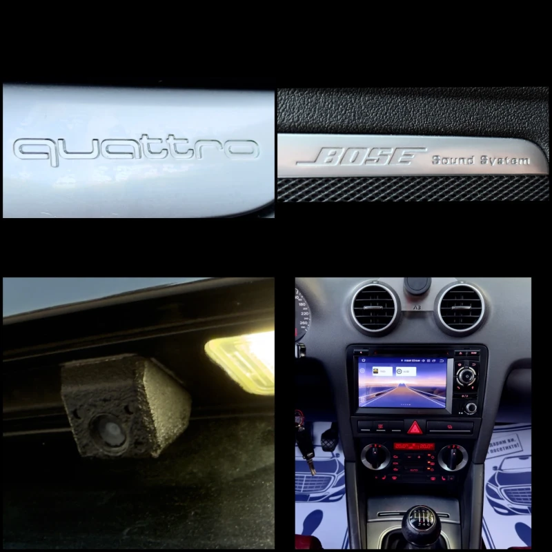 Audi A3 2.0TFSI * QUATTRO* NAVI* XENON* , снимка 14 - Автомобили и джипове - 50813671