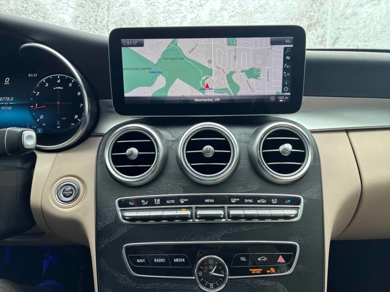 Mercedes-Benz C 300 * ДИГИТАЛНО ТАБЛО* 360* BURMESTER* DISTRONIC* , снимка 9 - Автомобили и джипове - 53344407