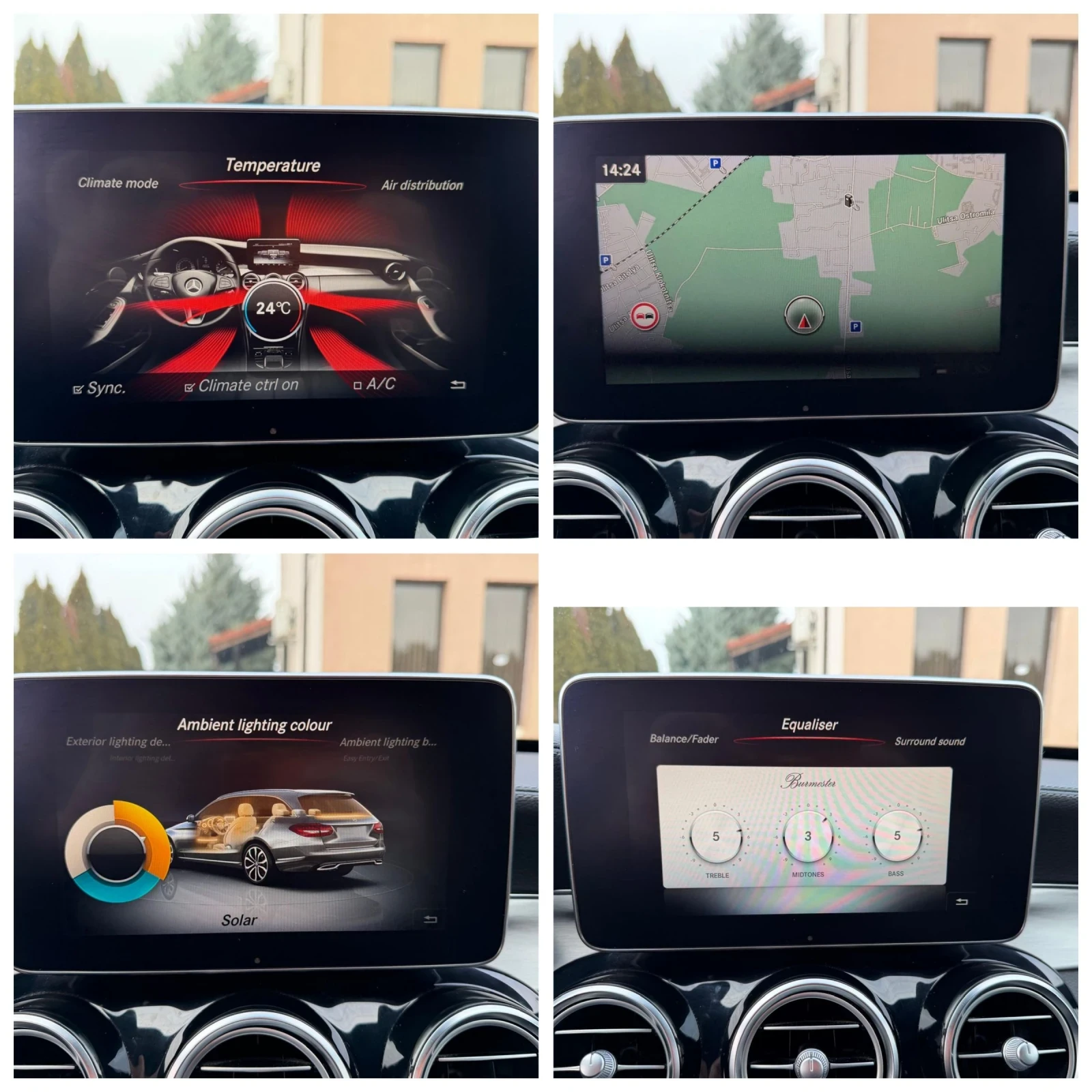 Mercedes-Benz C 250 CDI 4matic * Amg* Swiss* Burmester* Headup*  | Mobile.bg � ����������� 17