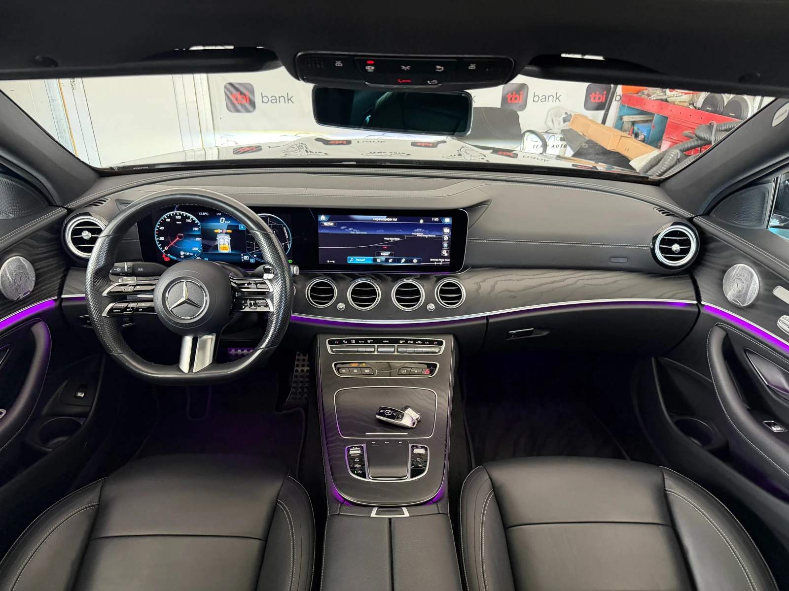 Mercedes-Benz E 220 AMG* СЕРВИЗНА ИСТОРИЯ В МЕРЦЕДЕС, снимка 9 - Автомобили и джипове - 54378776