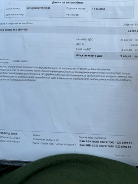 Обява за продажба на Dacia Duster ~41 000 лв. - изображение 10