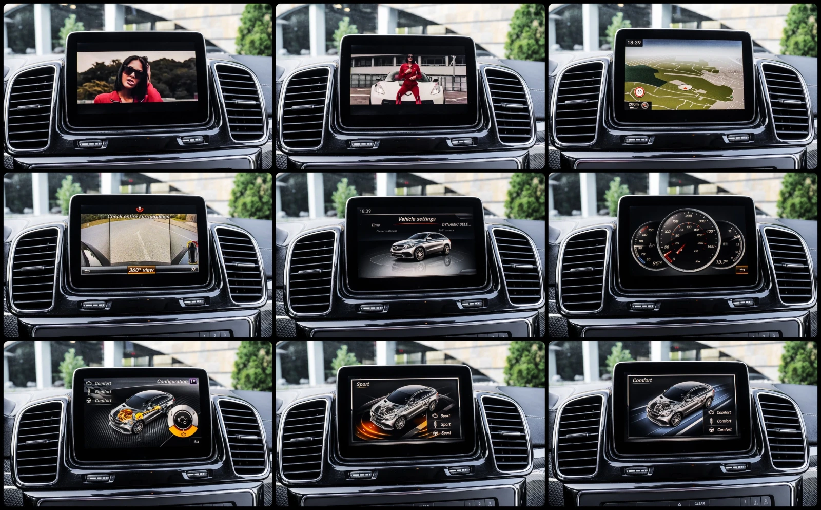 Mercedes-Benz GLE 43 AMG BI-TURBO* 450HP* DESIGN SELECTION* 360CAM* HARMAN*, снимка 16 - Автомобили и джипове - 55399307