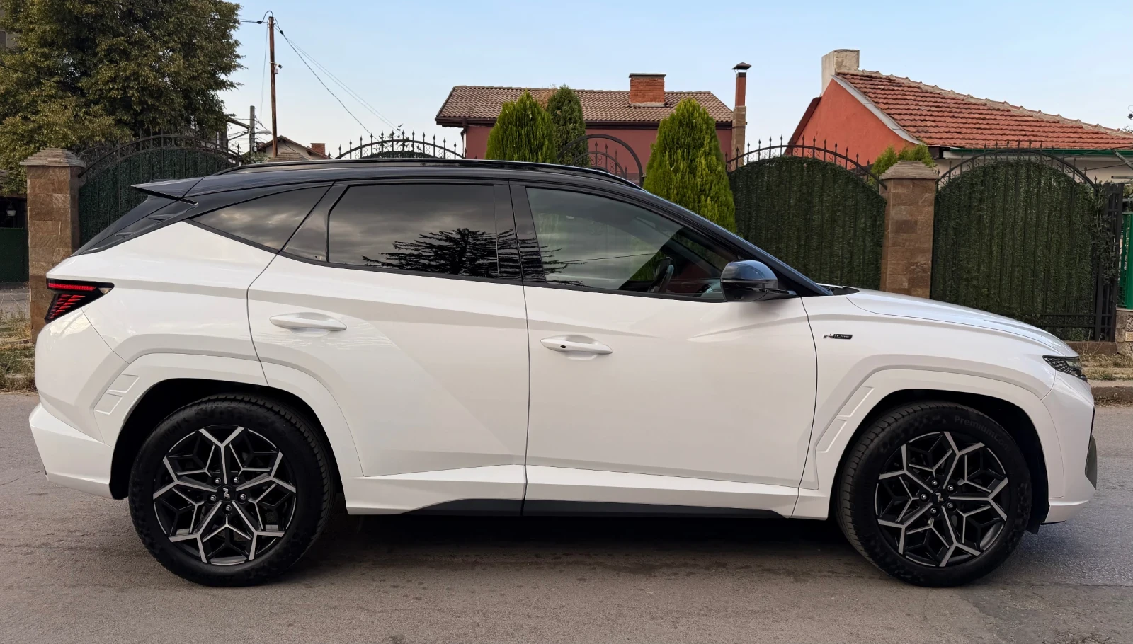 Hyundai Tucson VERTEX 4WD N-LINE Lux внос Швейцария, снимка 7 - Автомобили и джипове - 56023883