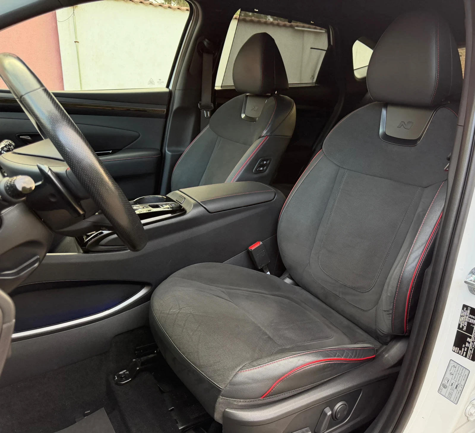 Hyundai Tucson VERTEX 4WD N-LINE Lux внос Швейцария, снимка 14 - Автомобили и джипове - 56023883
