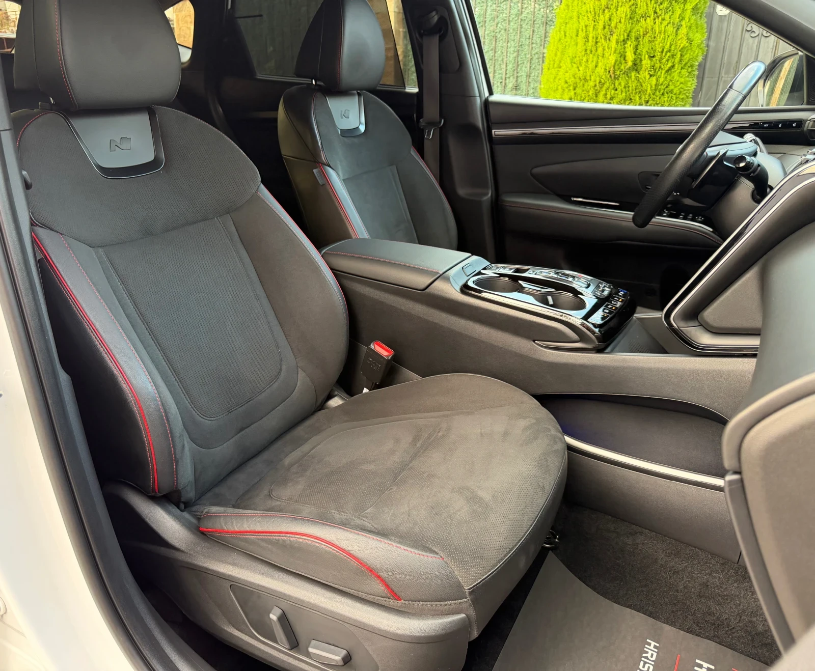 Hyundai Tucson VERTEX 4WD N-LINE Lux внос Швейцария, снимка 12 - Автомобили и джипове - 56023883