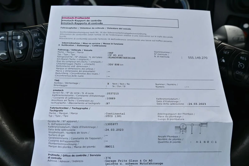 Daf CF 85.410 Автомат 8x4 теглич, снимка 15 - Камиони - 52446932