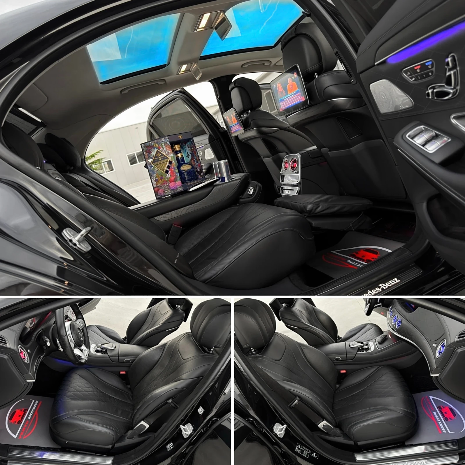 Mercedes-Benz S 560 FACE/ S63 AMG/ 3xTV/ PANO/ BUSINESS CLASS/ 9G/, снимка 8 - Автомобили и джипове - 54802010