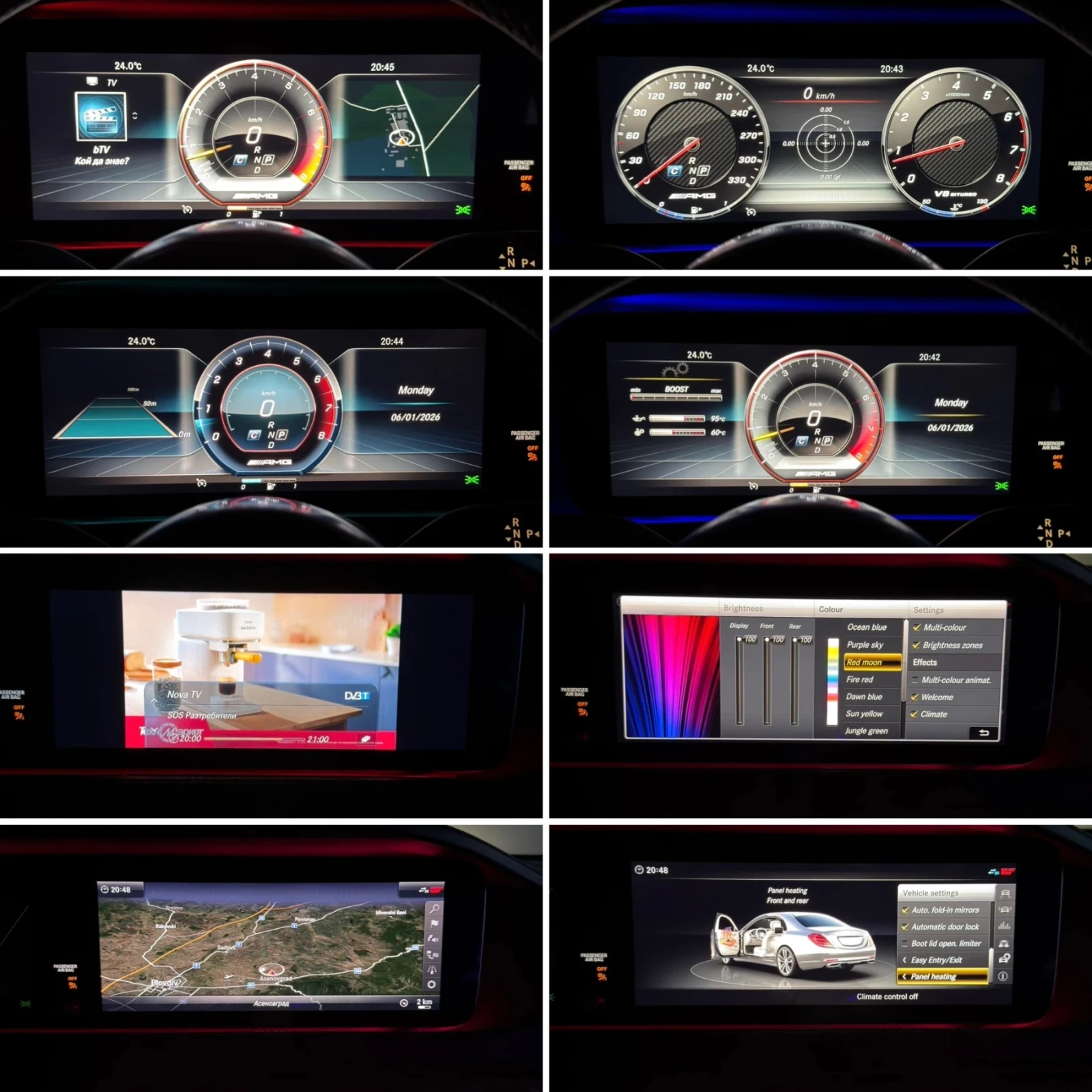 Mercedes-Benz S 560 FACE/ S63 AMG/ 3xTV/ PANO/ BUSINESS CLASS/ 9G/, снимка 14 - Автомобили и джипове - 54802010