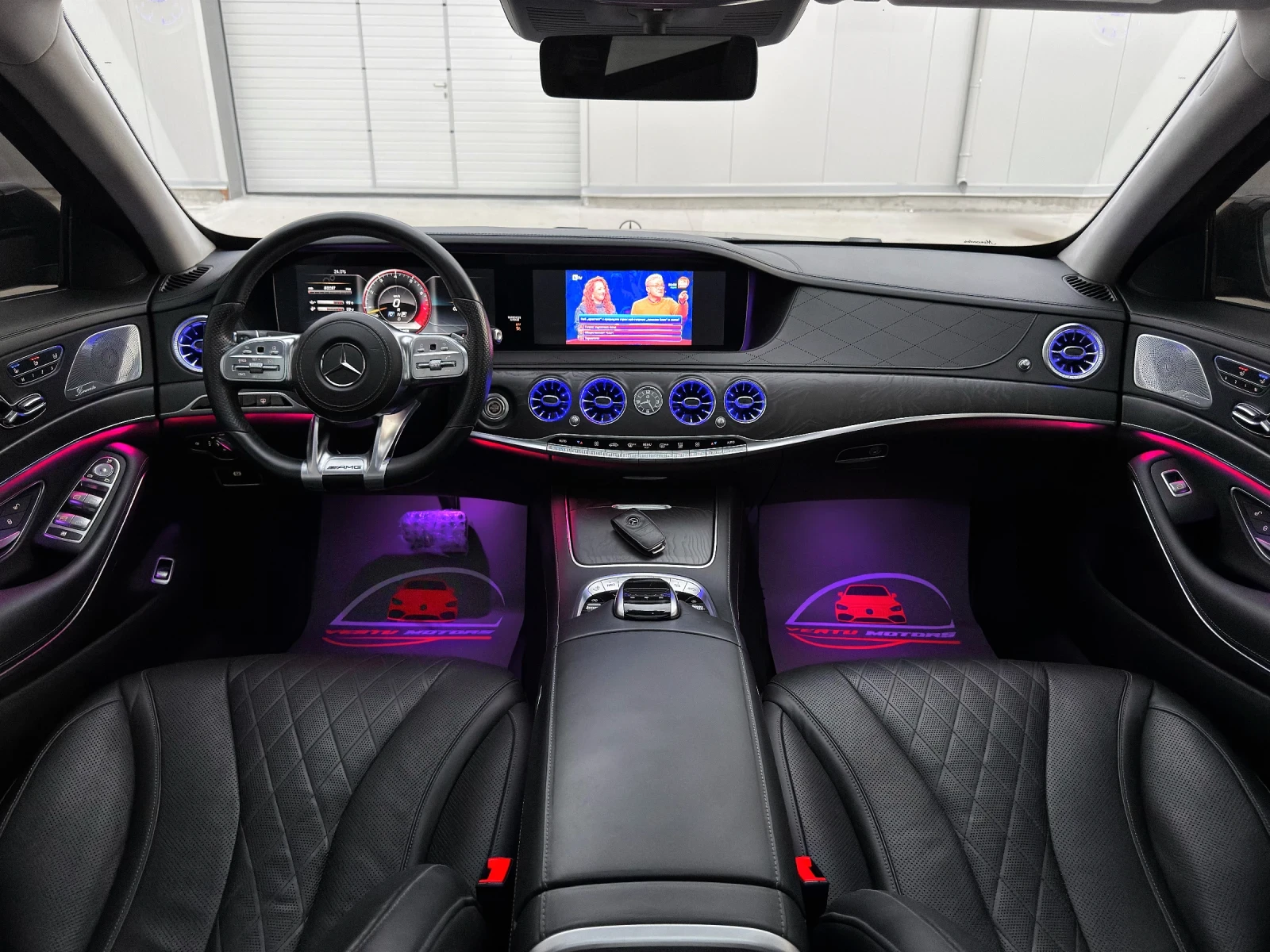 Mercedes-Benz S 560 FACE/ S63 AMG/ 3xTV/ PANO/ BUSINESS CLASS/ 9G/, снимка 10 - Автомобили и джипове - 54802010