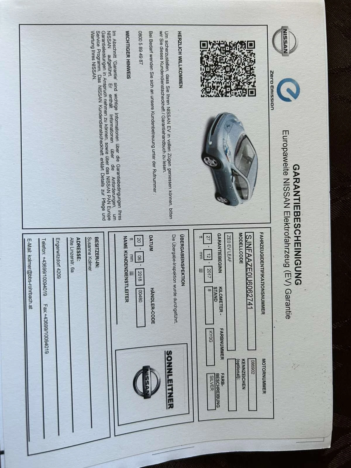 Nissan Leaf , снимка 12 - Автомобили и джипове - 54866004