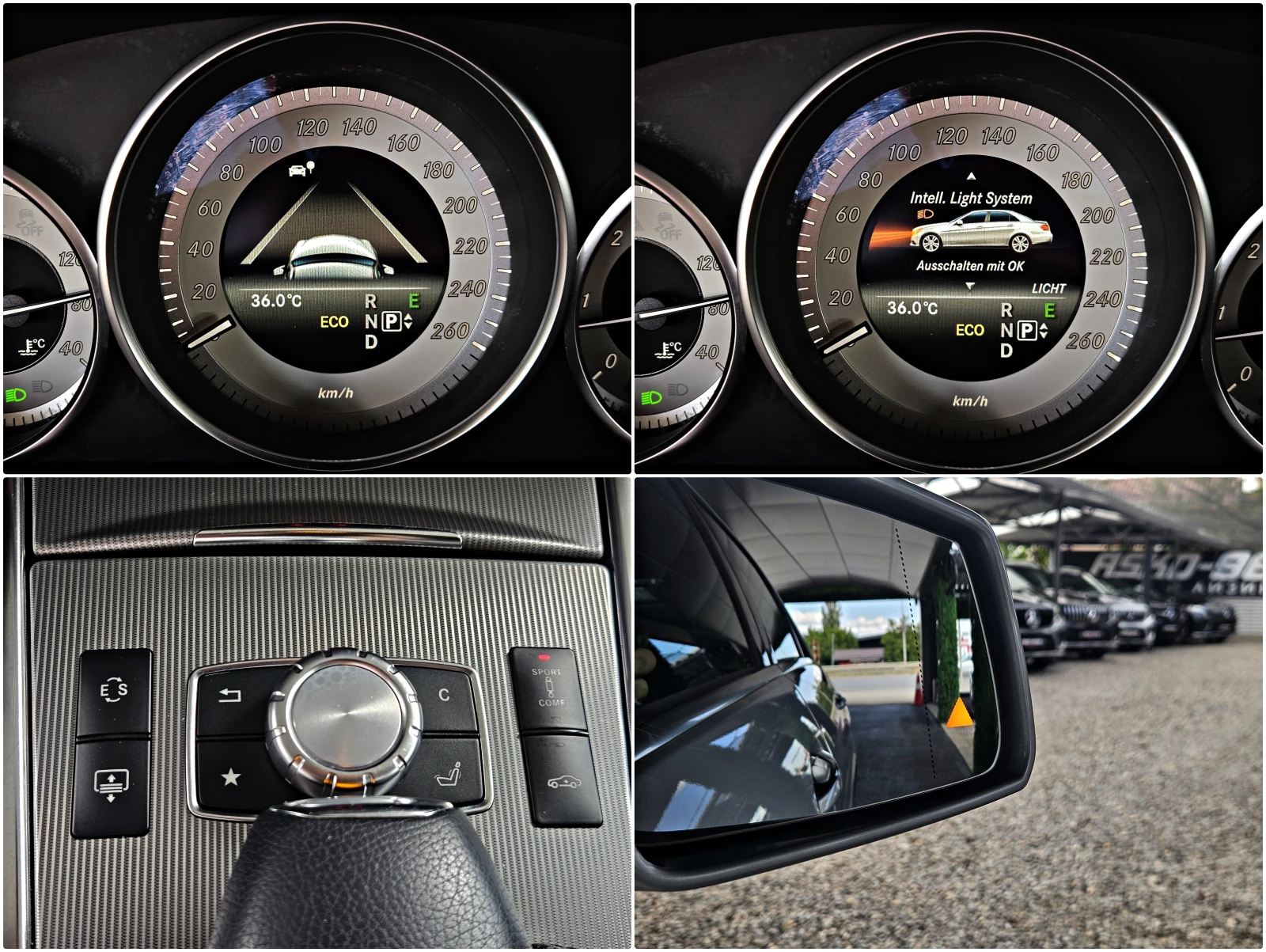Mercedes-Benz E 350 AMG/4MAT/АIR/CAMERA/МАСАЖ/ПОДГРЕВ/ОБДУХ/ПАМЕТ/LIZI, снимка 12 - Автомобили и джипове - 55671090