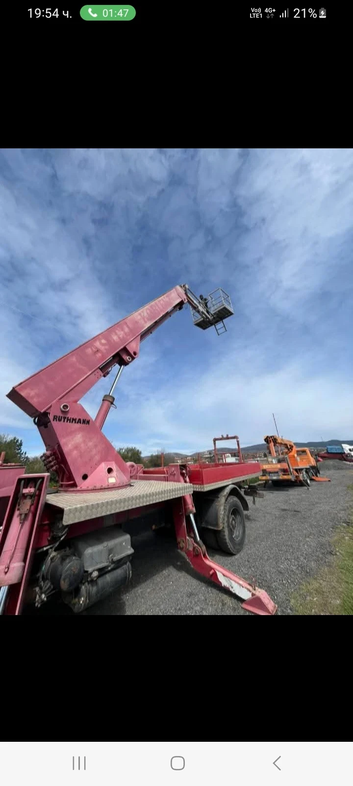 Mercedes-Benz 1622 Автовишка 22 метра, снимка 3 - Камиони - 52895611