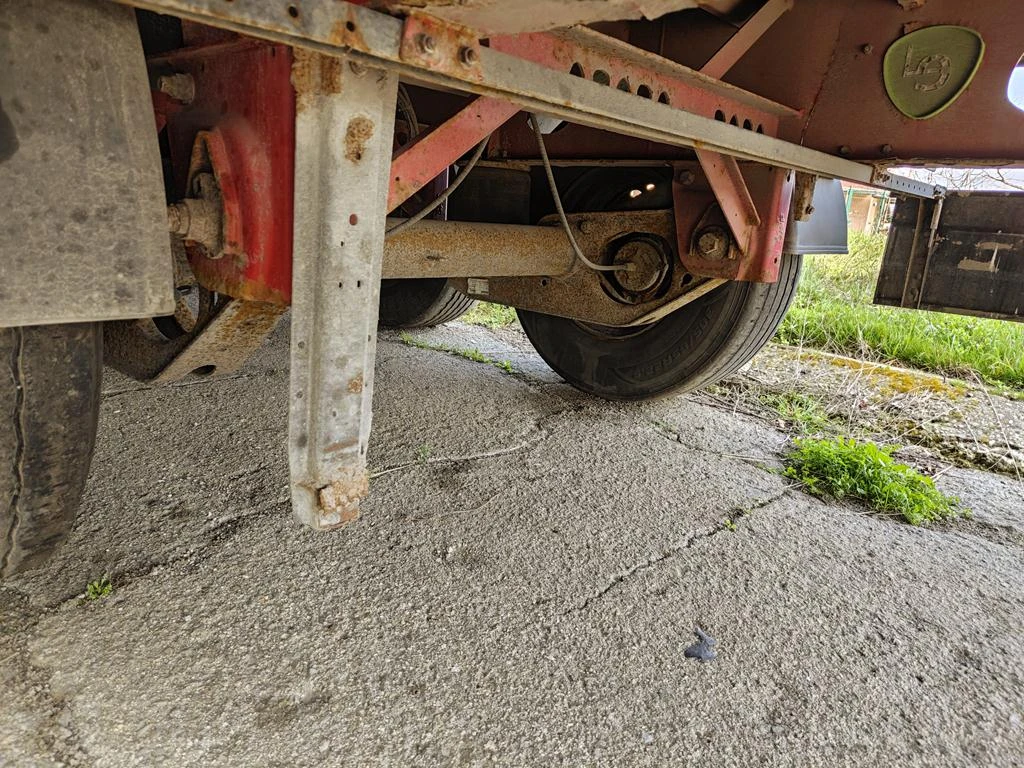 Полуремарке Berger SAPL 24 LTP НА ЧАСТИ, 3бр. САФ ОСИ, снимка 3 - Ремаркета - 53824840