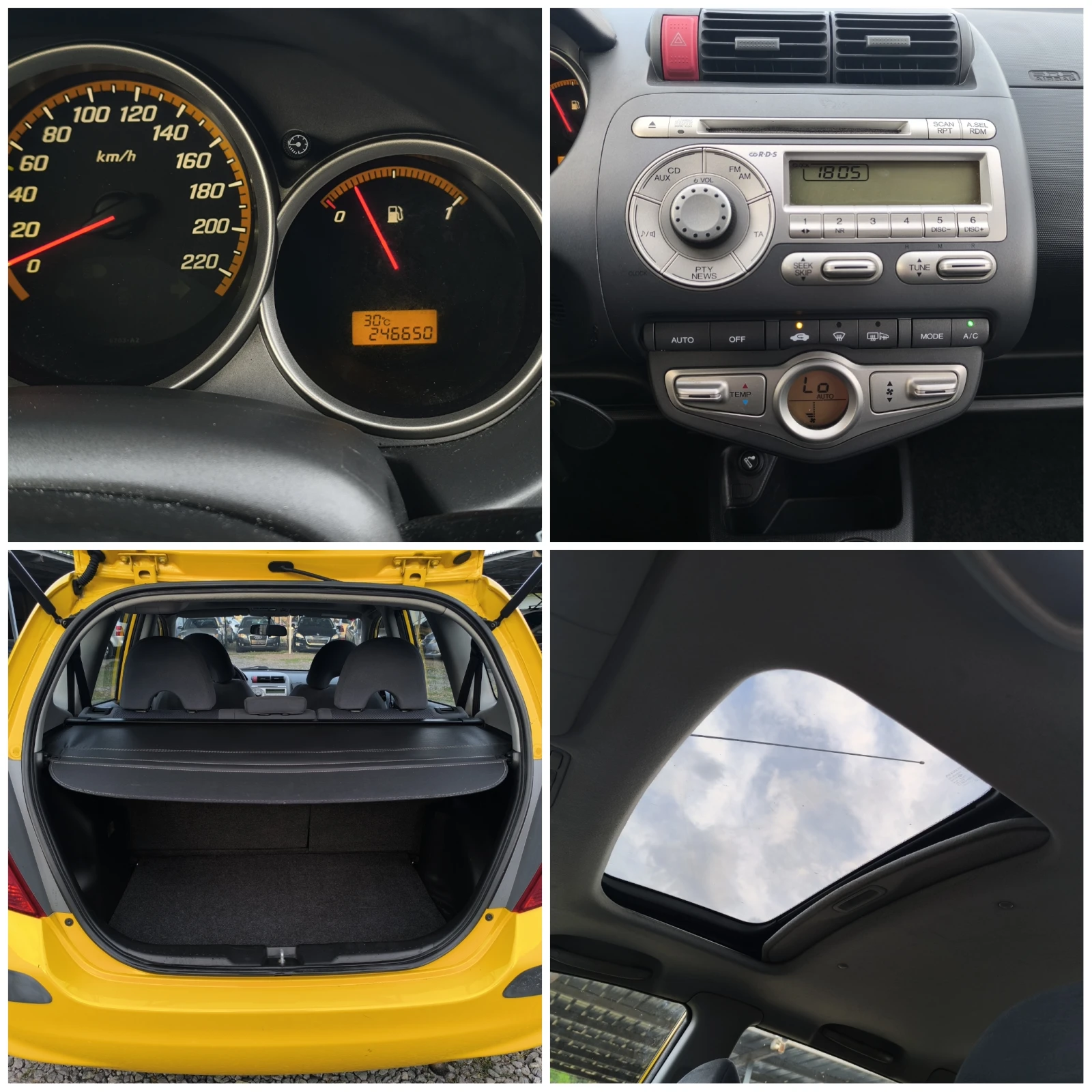Honda Jazz FACE LIFT-1.4i-83кс(4-цилиндъра)-КЛИМАТРОНИК-, снимка 17 - Автомобили и джипове - 55309420