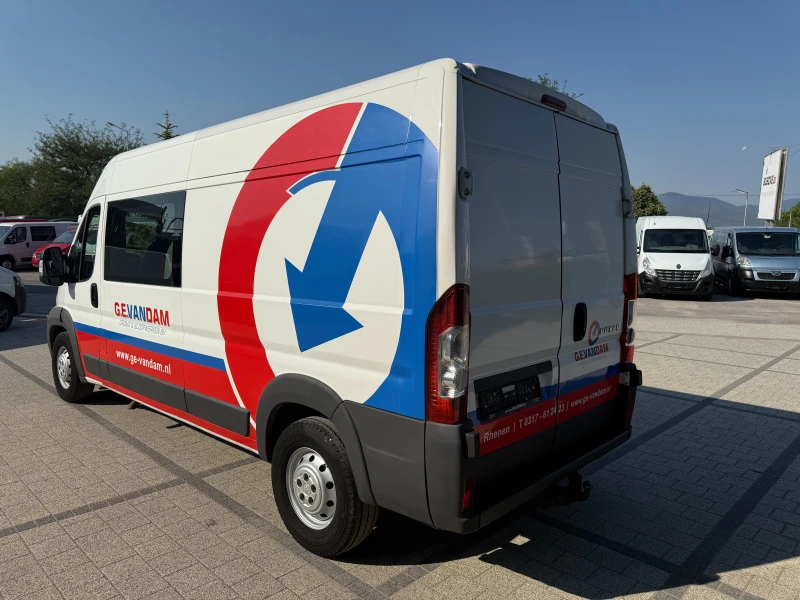 Peugeot Boxer L3H2 Климатик Товаропътнически 7-местен , снимка 5 - Бусове и автобуси - 51336439