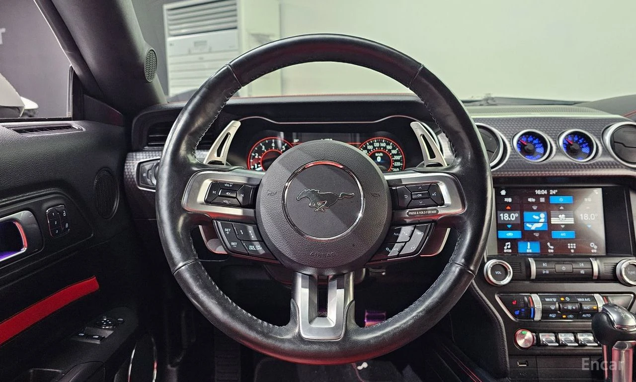 Ford Mustang GT* 5.0* V8* ПОДГРЕВ* ОБДУХВАНЕ* КАМЕРА* КЕЙЛЕС* , снимка 8 - Автомобили и джипове - 55318684