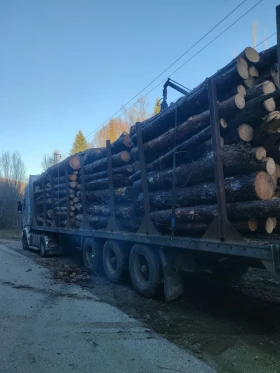 Полуремарке Fliegl За превоз на дървесина от 2 метра до 6 метра дължи, снимка 2 - Ремаркета - 48546502