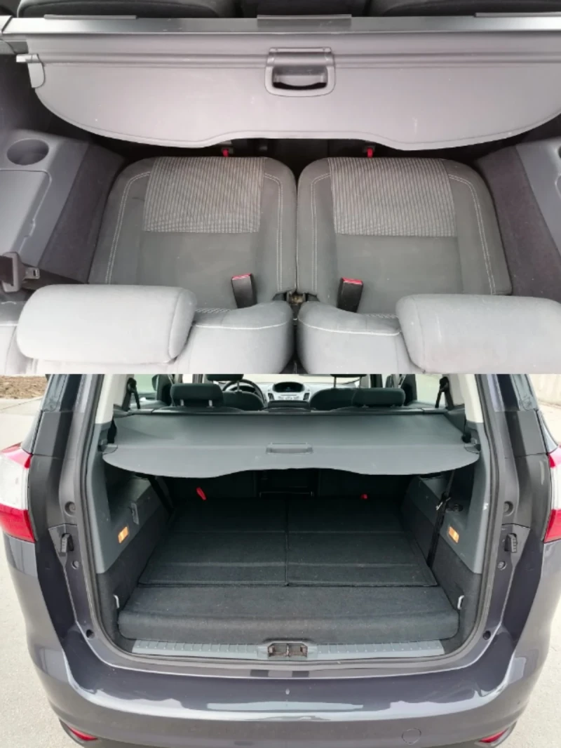 Ford Grand C-Max 1, 6 tdci ТИТАНИУМ 6+ 1, снимка 14 - Автомобили и джипове - 51875142