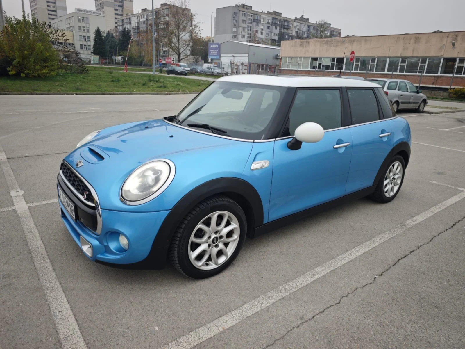 Mini Cooper s ОТЛИЧЕН* КОЖА* РЪЧКА