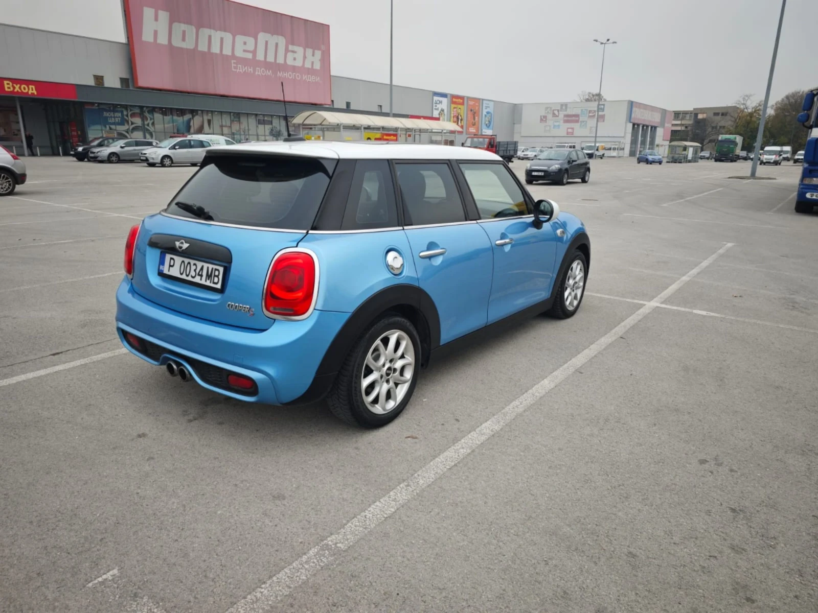 Mini Cooper s ОТЛИЧЕН* КОЖА* РЪЧКА, снимка 5 - Автомобили и джипове - 54447478